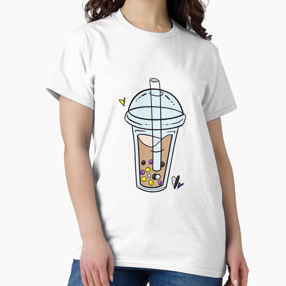 Non Binary Pride Bubble Tea by CJ Vanderbeek