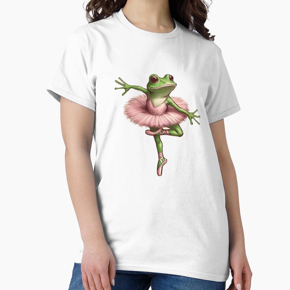 Frog with Mushroom / Cottagecore Frog by Silent.Lines