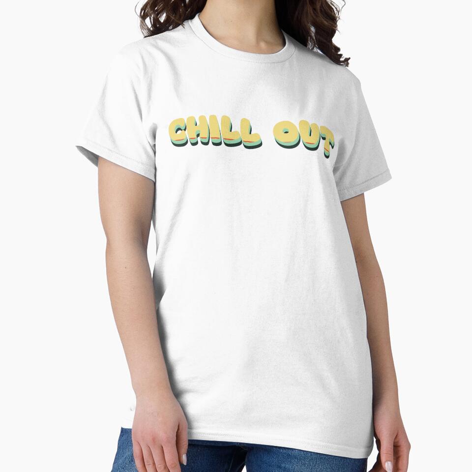Vibrant Verses: ‘Chill Out’ Typography Tapestry by diegomenjivar92