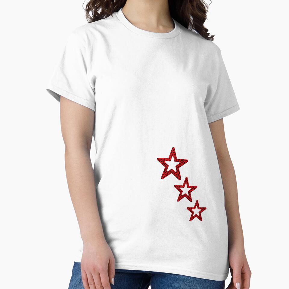 Red Leopard Star Trio by faerievintage