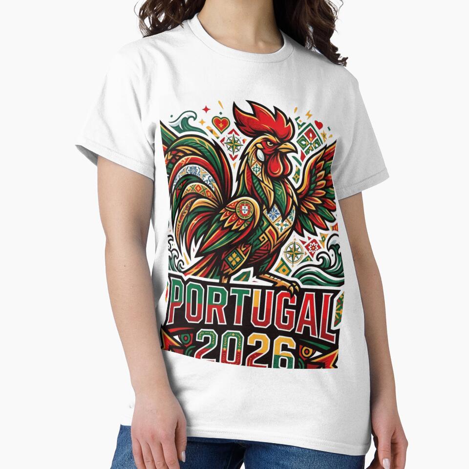 Portugal Rooster Fire by Ink & Co Unisex , , , Long Sleeve Tee