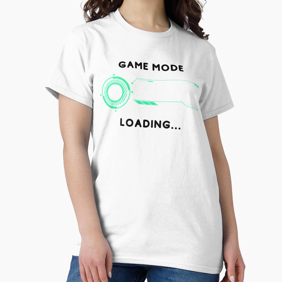 Game mode loading - Text based design illustration - Black text by Nemesiscrowd