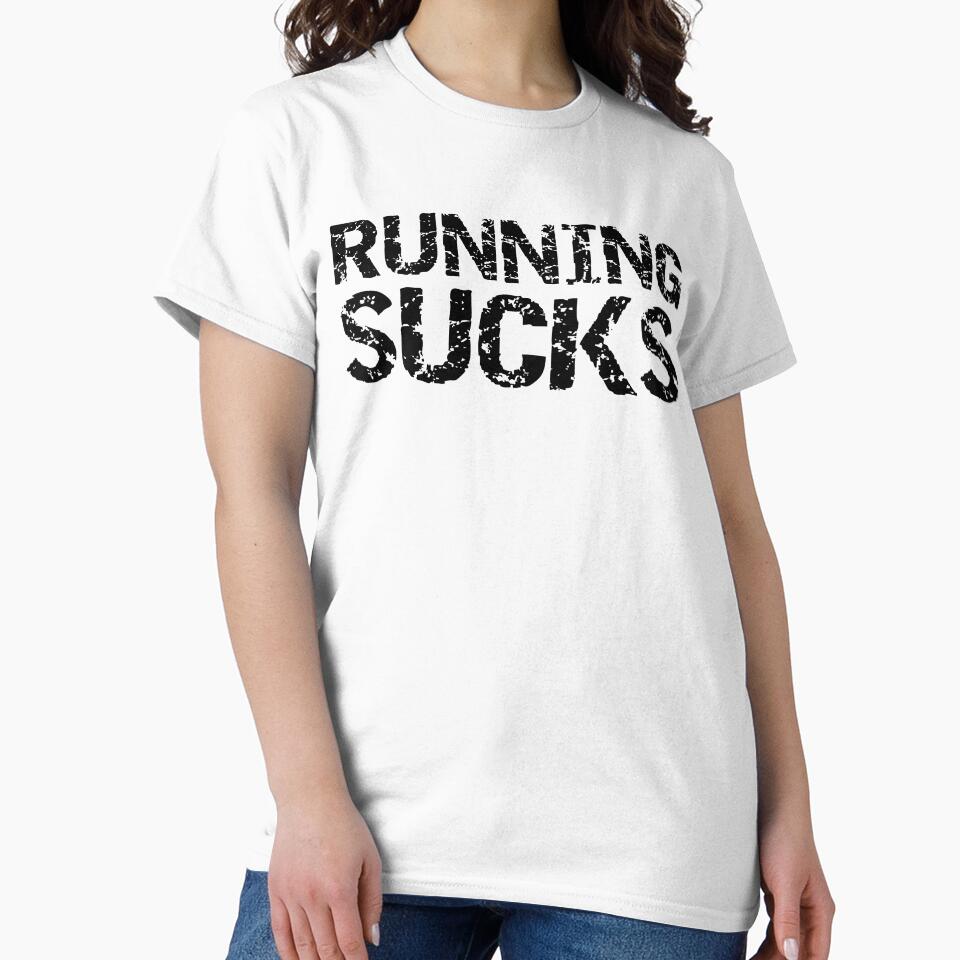Funny Running Sucks Funny Workout Quote by TNDesignStudio
