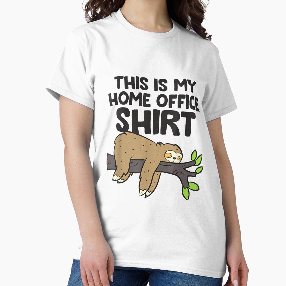 Lazy Sloth This Is My Home Office by JamesARager