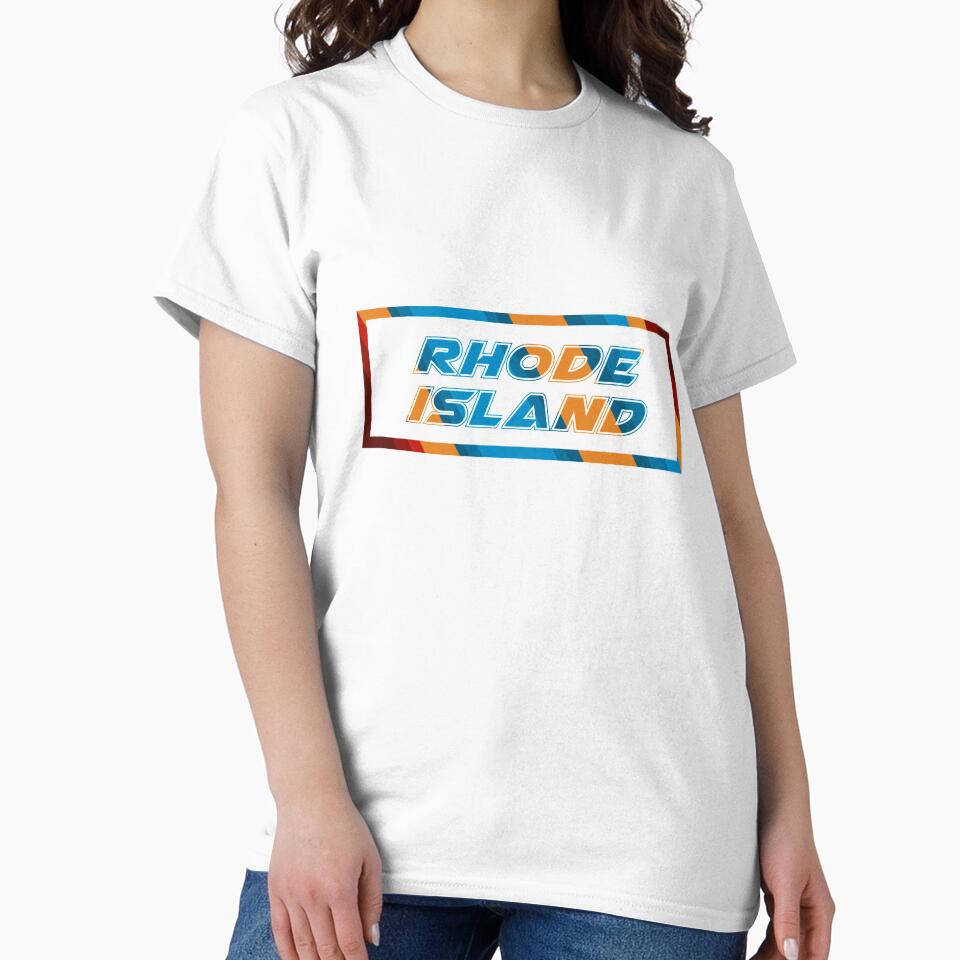 Rhode Island T-Shirt for Men and Women by AllStarMerch
