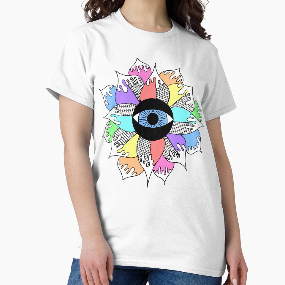 Pastel Eye Flower by Rainbaux Brite