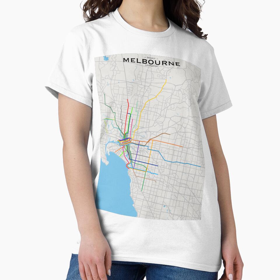Melbourne Transit Map by CPTVDesign
