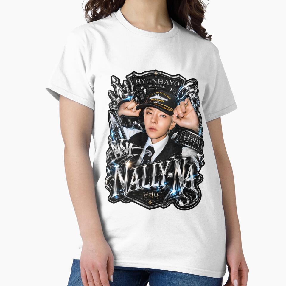TREASURE NALLY-NA Yoshi Futuristic Kpop Tee Graphic Design by Valeree Store