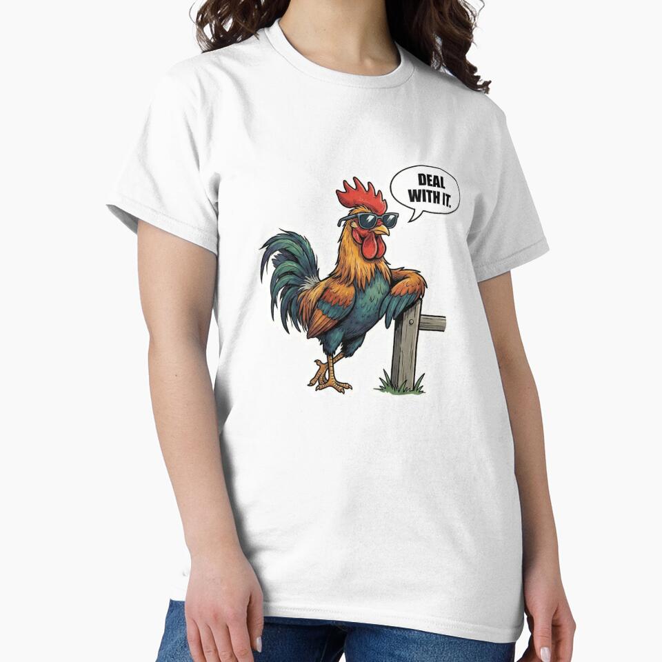 Rooster Meme - Deal With It by SiksisArt