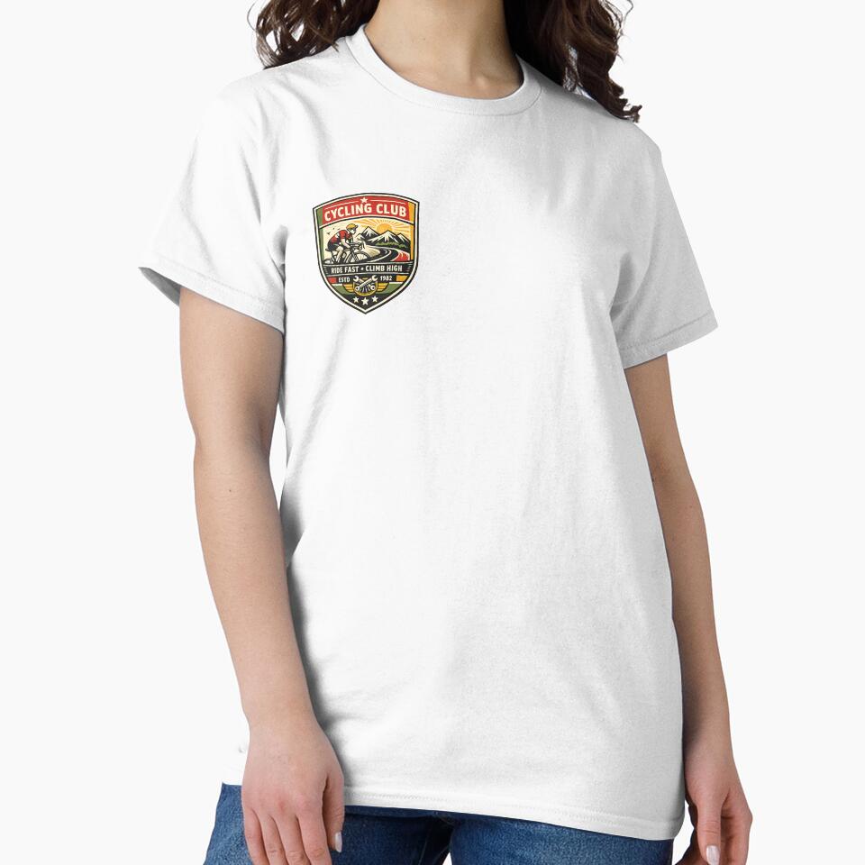 Vintage Cycling Club Badge – Retro European Bike Jersey Emblem by VeloForge