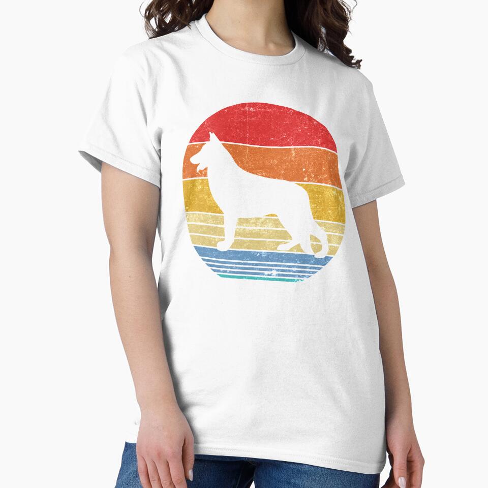 German Shepherd Dog Retro by playloud