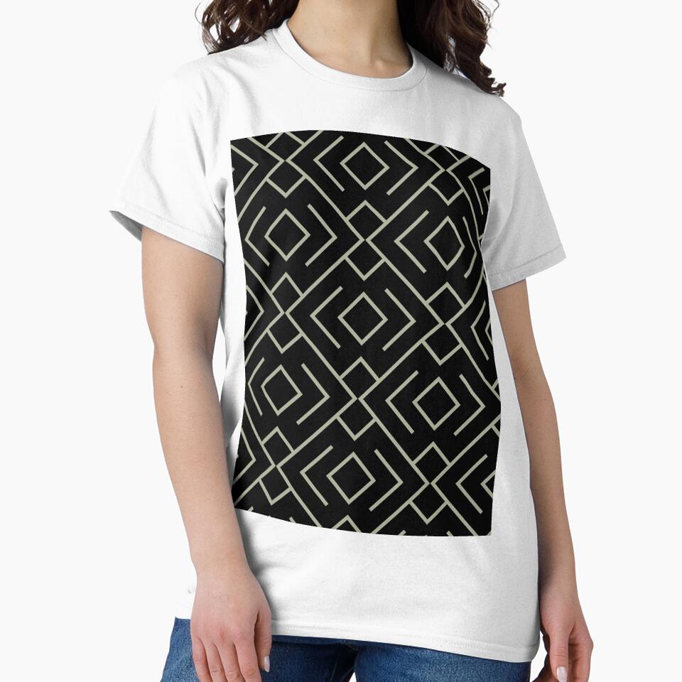 Green and Black Geometric Shape Mosaic Pattern 4 Coordinates w/ PPG 2022 Color of the Year Olive Sprig PPG1125-4 - Colour Trends - Hue - Shade by ColorOfTheYears