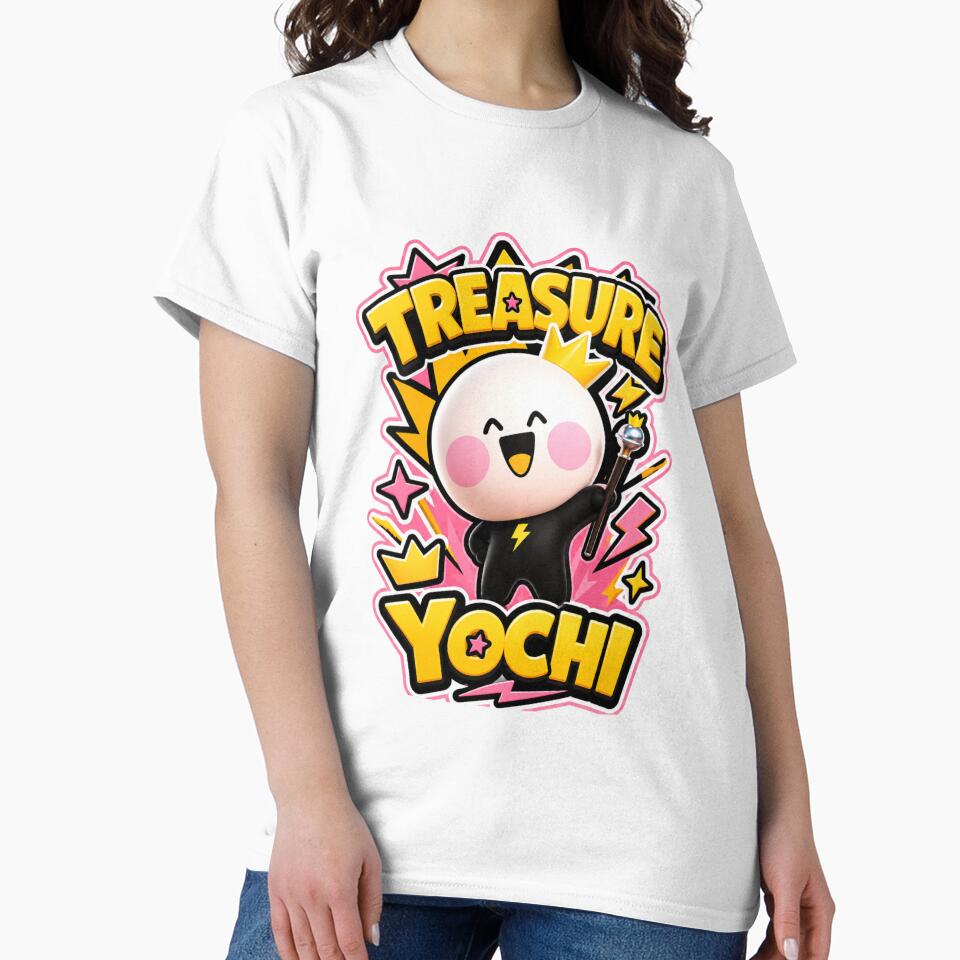 TREASURE NALLY-NA Yochi Cute TRUZ Mascot Tee Design by Valeree Store
