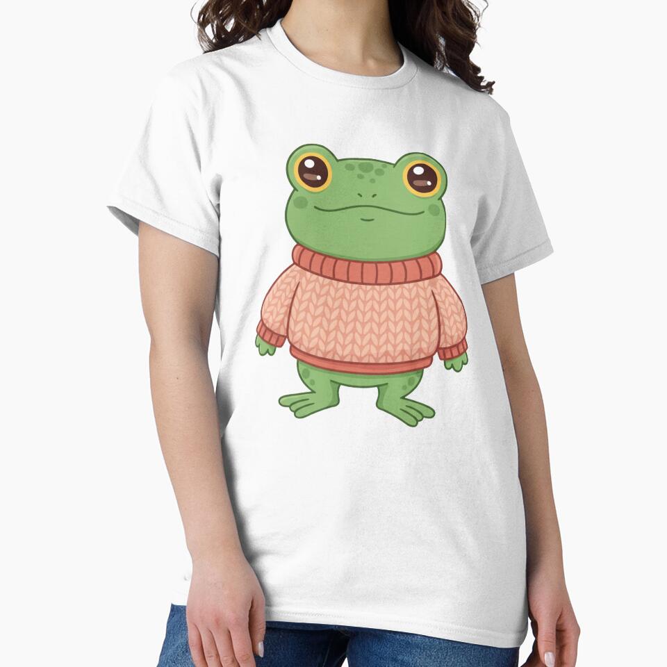 Cozy Sweater Frog by EastEndTownie