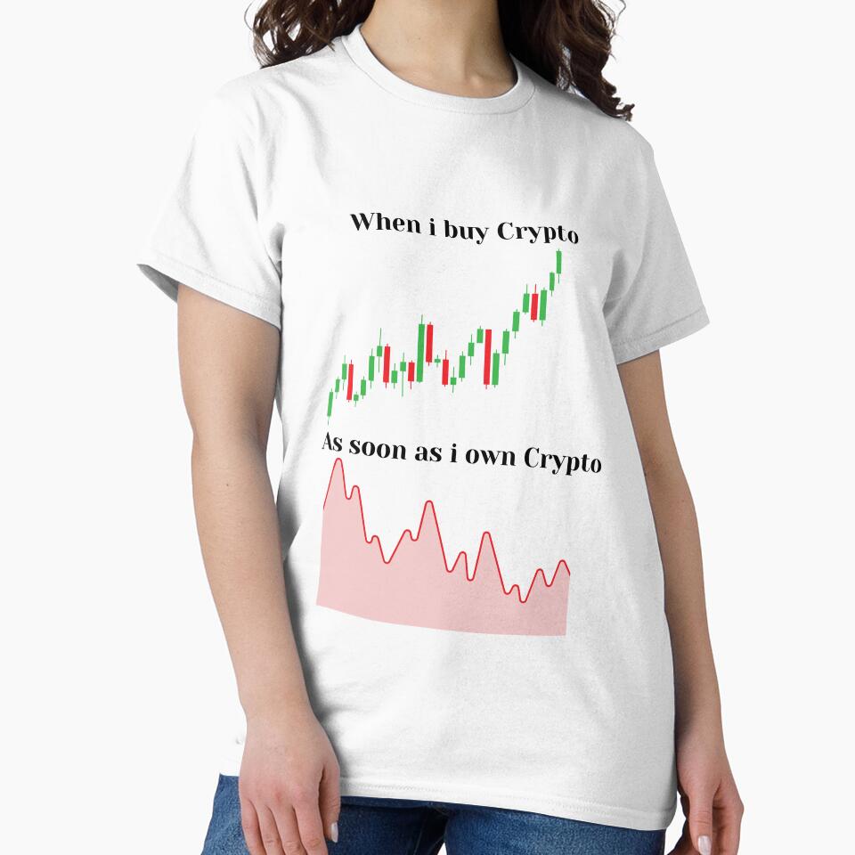 Crypto Investor Quote: 'When I Buy Crypto, When I Hold Crypto' - Perfect for HODLers | Crypto Lover Gift | Cryptocurrency Enthusiast Design by PrintPixDesigns