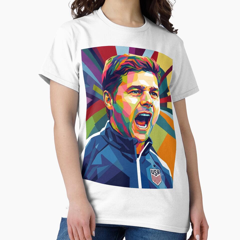 Pochettino Wpap Pop Art by SechainMailo Unisex , , , Long Sleeve Tee