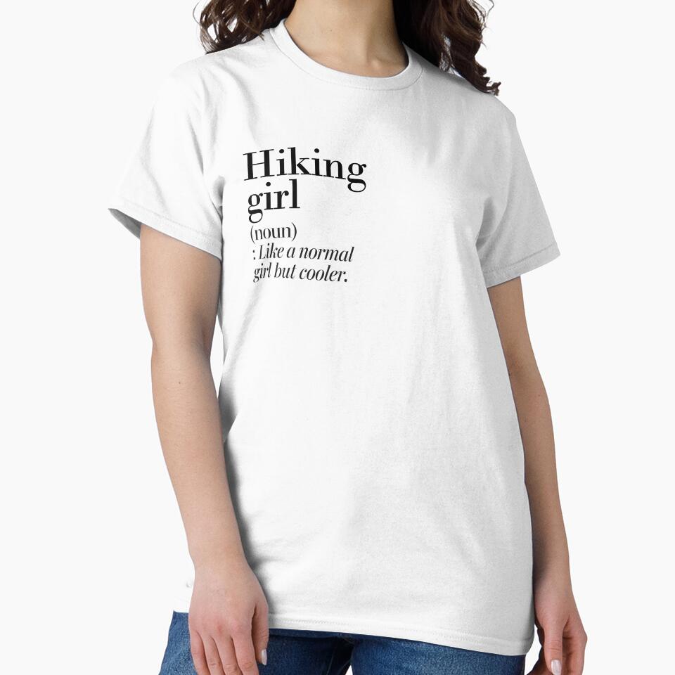 Hiking Girl Definition - Funny Hiking Lover by Watsonarts