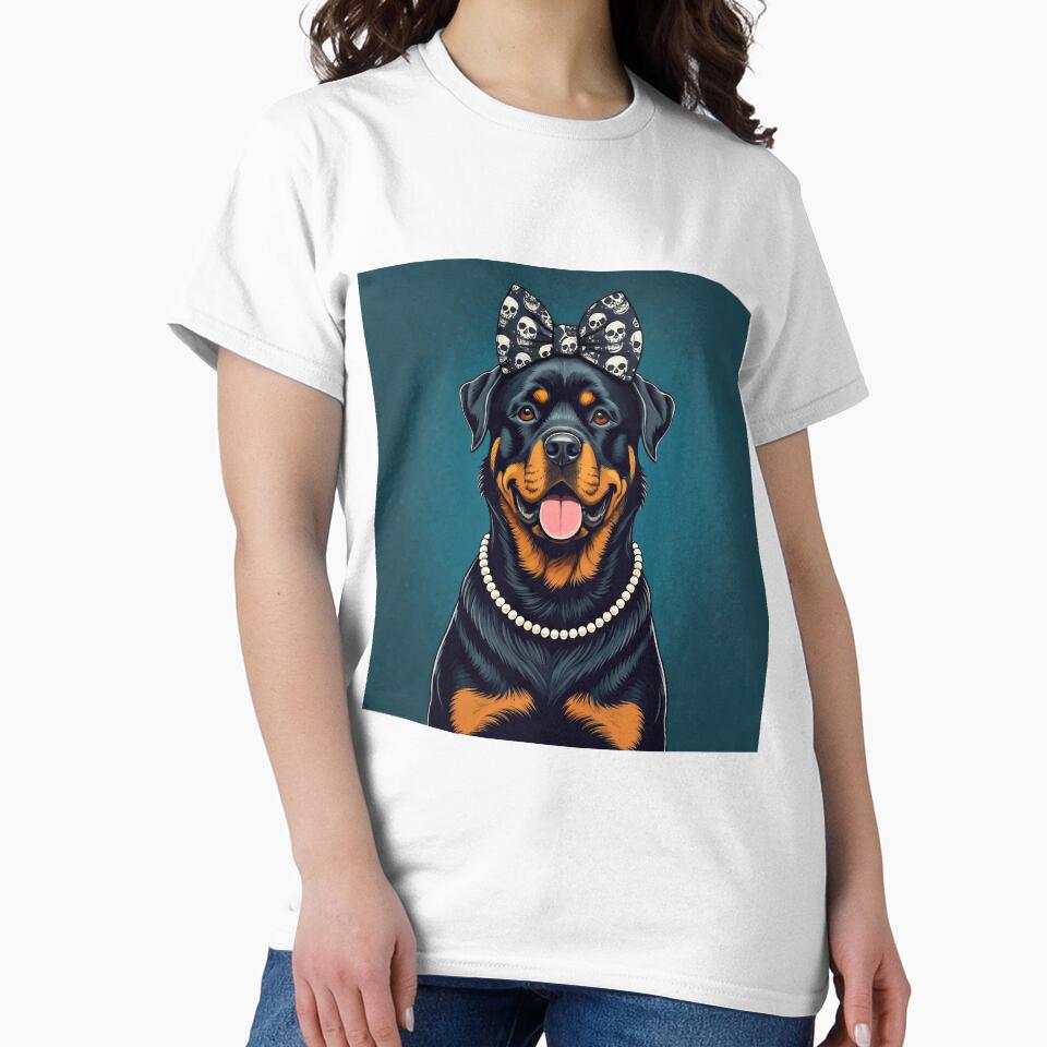 Happy Chic Rottweiler by Nocturne  Paws