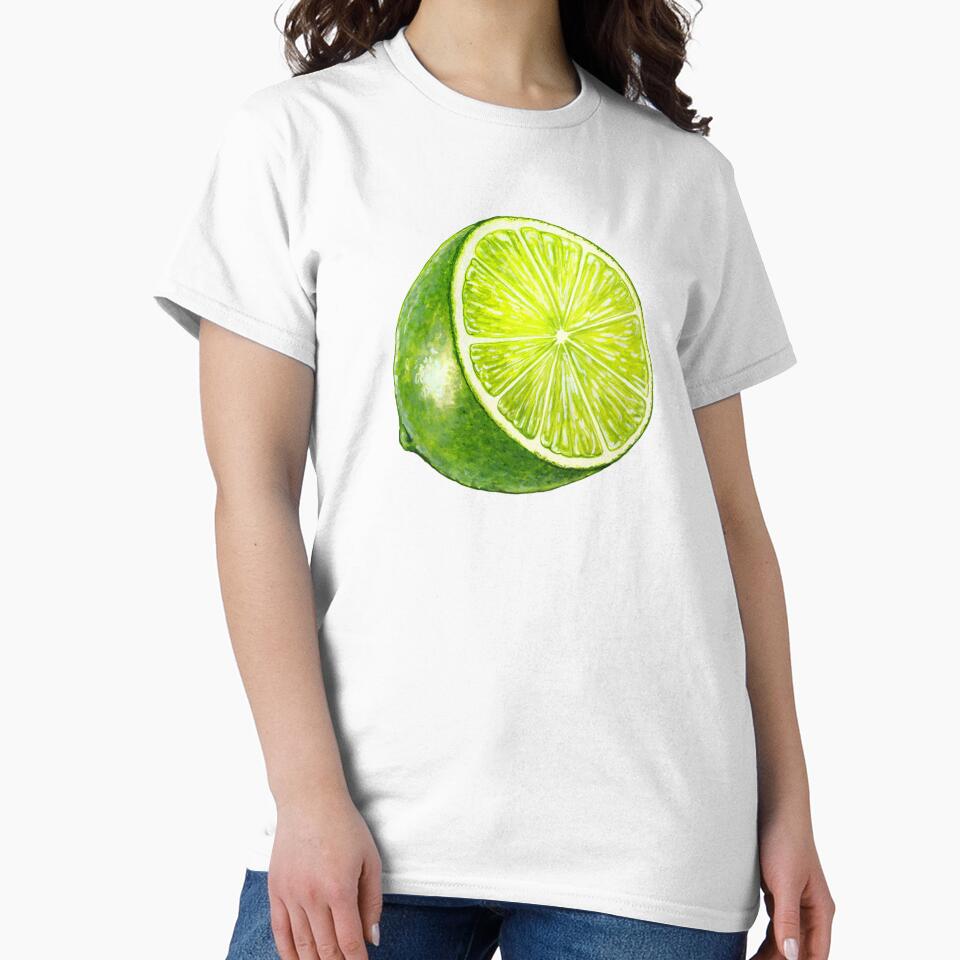 Lime Pattern - White by Kelly  Gilleran
