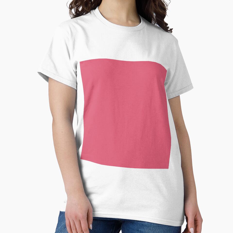 Plain Solid Color Peach Pink Vivid Pink Magenta  (C10 M80 Y40) by mimihuang creations