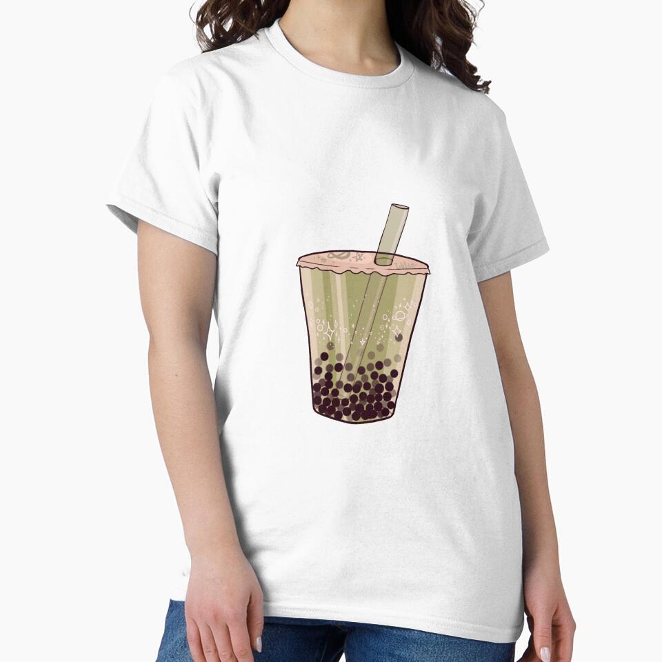 ✑ Matcha Bubble tea by InkBlot-