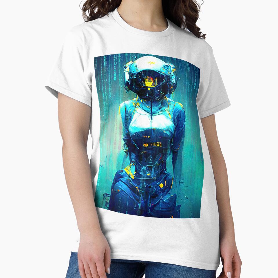 cyber girl by AICustomArt ⭐⭐⭐⭐⭐