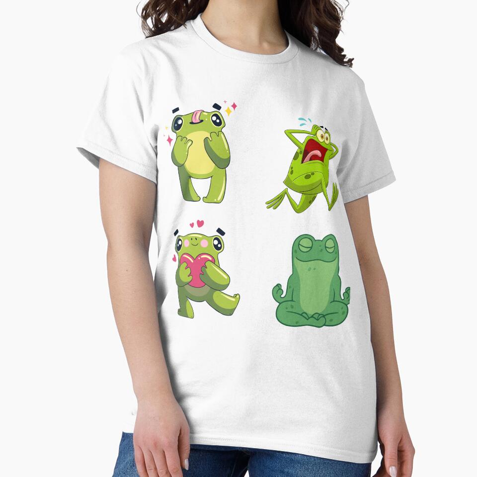 Cute Frog Sticker Pack by WISDOMCHARLES