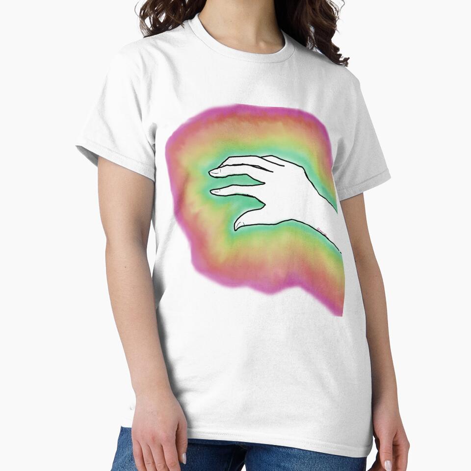 Rainbow power hand design by Mermaso Art