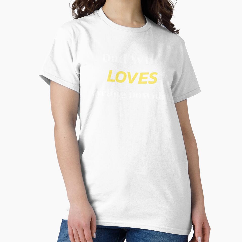 Dad Who Loves Cycling Downhill - Dad Cycling by GreyTee
