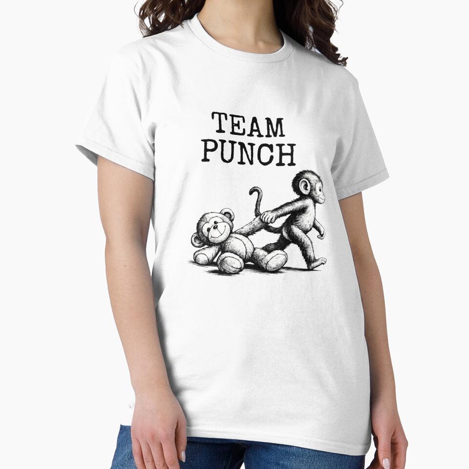 Team Punch Funny Monkey Teddy Bear Playful Duo by artcultreone
