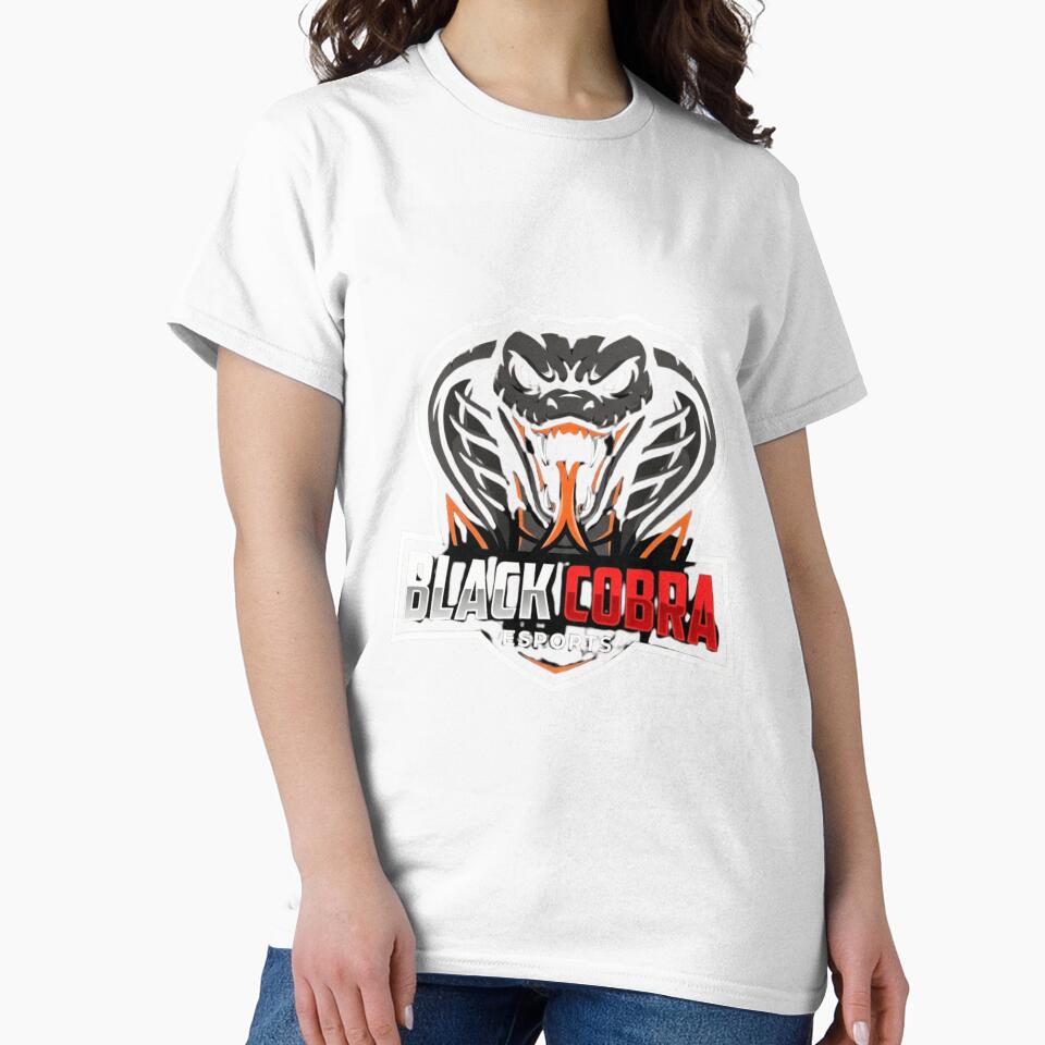 Black Cobra Esports Logo - Fierce Snake Mascot Art by M.Store