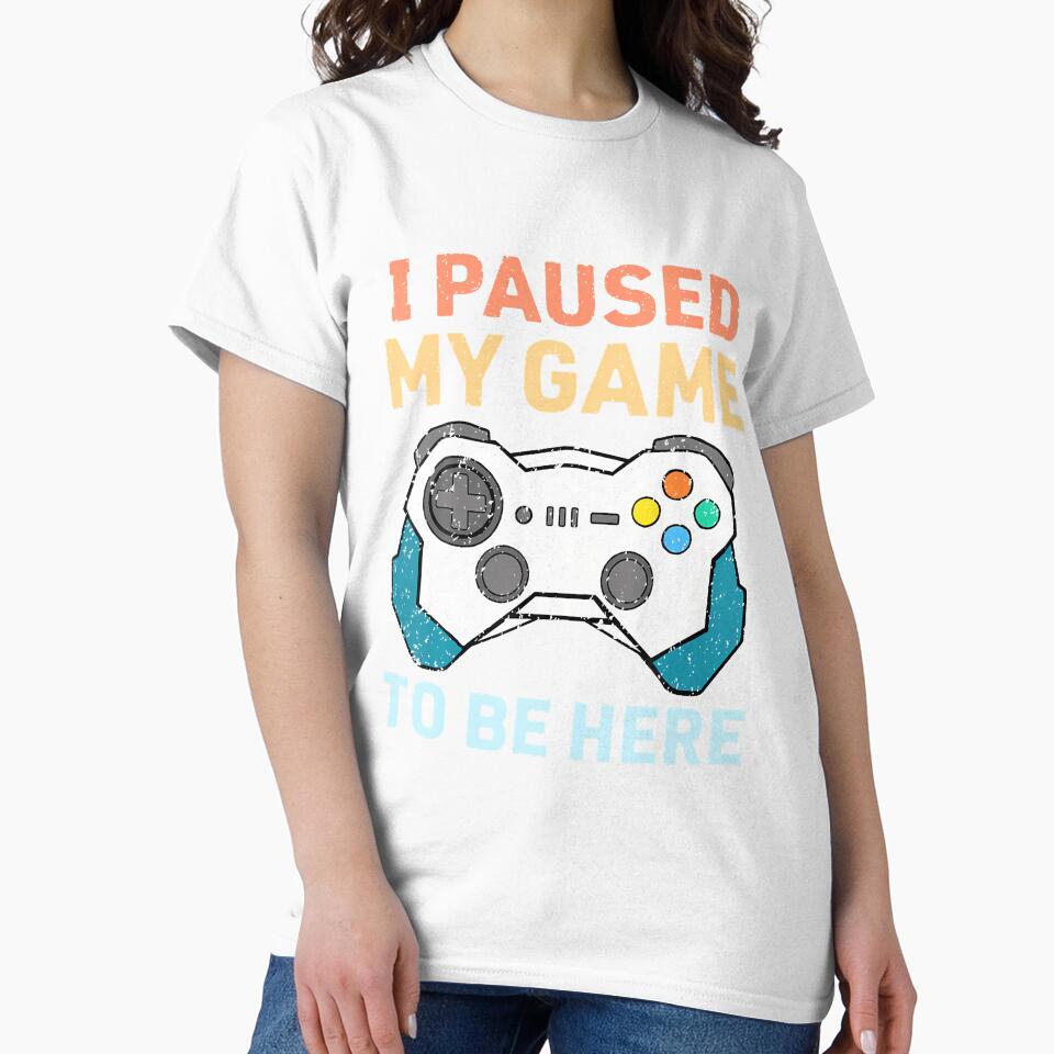 I Paused My Game To Be Here Gamer Gaming Controller by scottsurswab