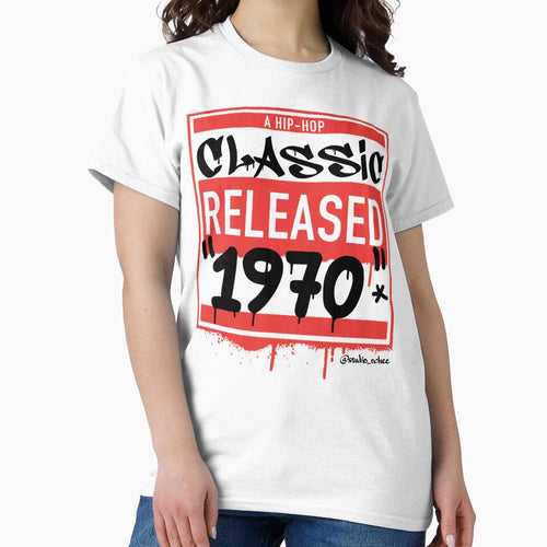 1970 Hip Hop born year artwork for all old school Hip Hop lovers. by studioochee03