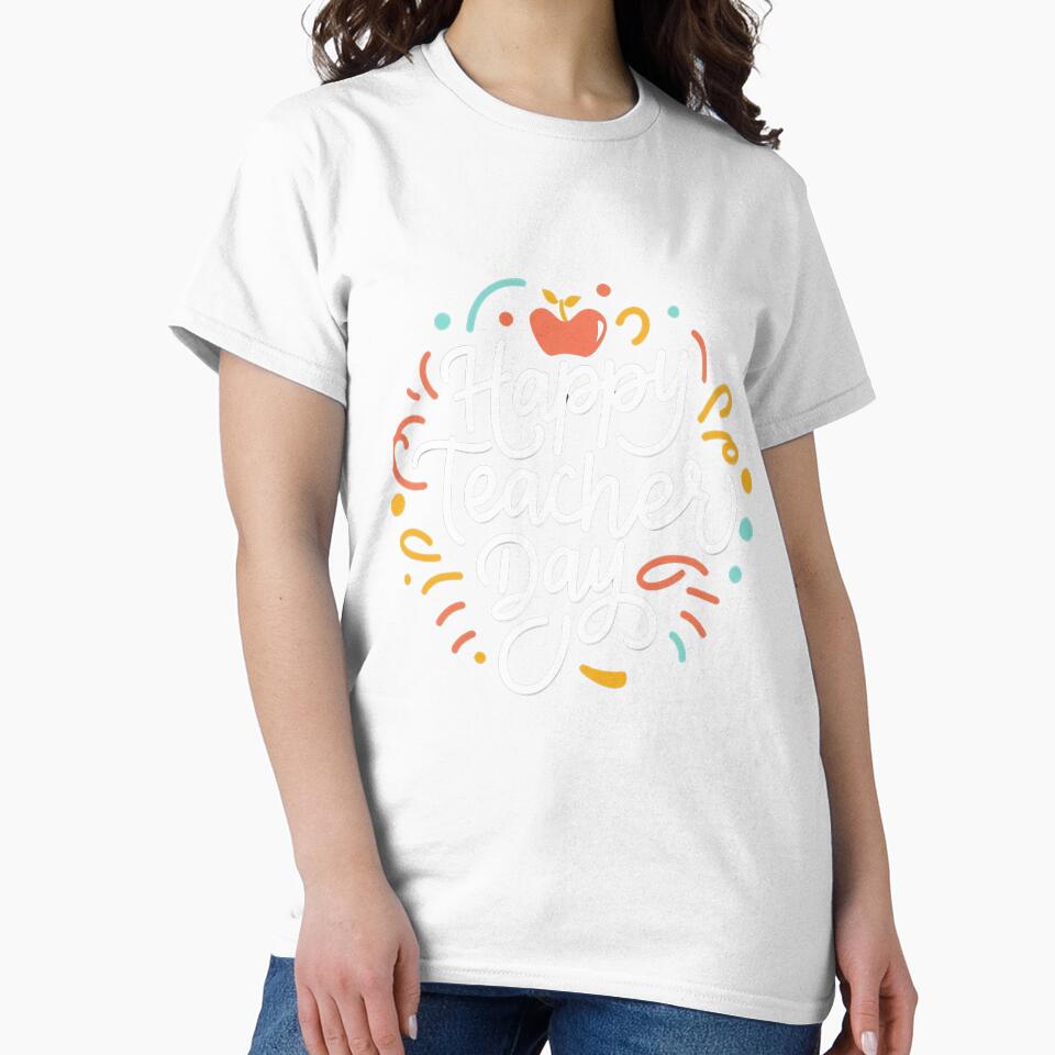 Cheerful Happy Teacher Day Design to Honor Educators by Moh-nd-Eg