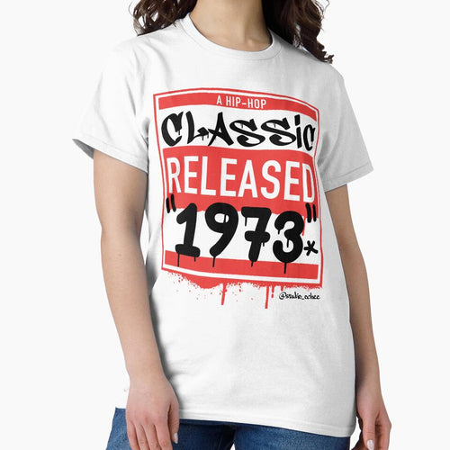 1973 Hip Hop born year artwork for all old school Hip Hop lovers. by studioochee03