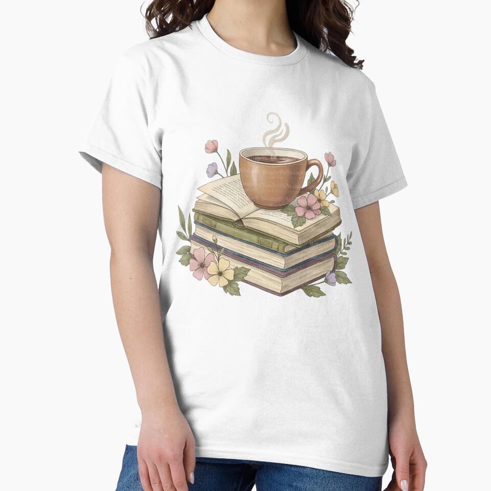 Warm Coffee and Books Cottagecore Aesthetic by sanorastyle