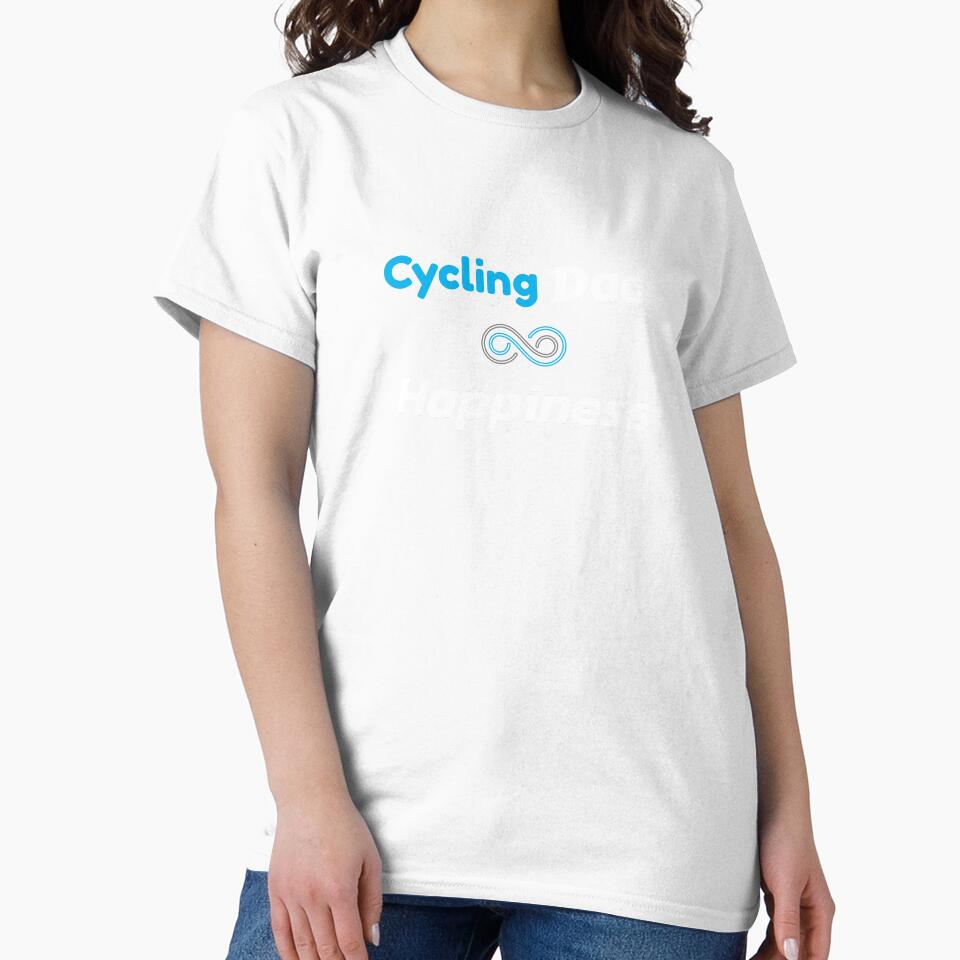 Cycling Dad Happiness - Dad Cycling by GreyTee