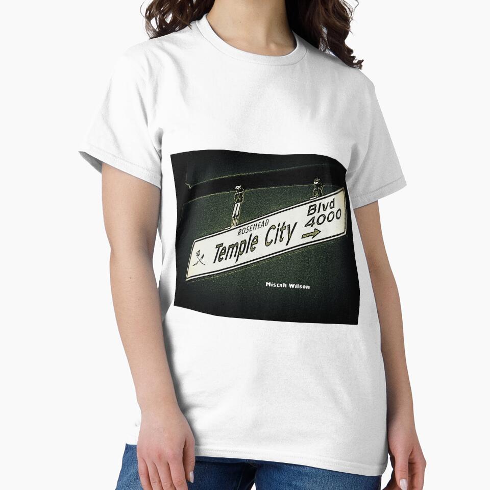 Temple City Boulevard, Rosemead, CA by Mistah Wilson by The Street Sign Store Unisex , , , Long Sleeve Tee