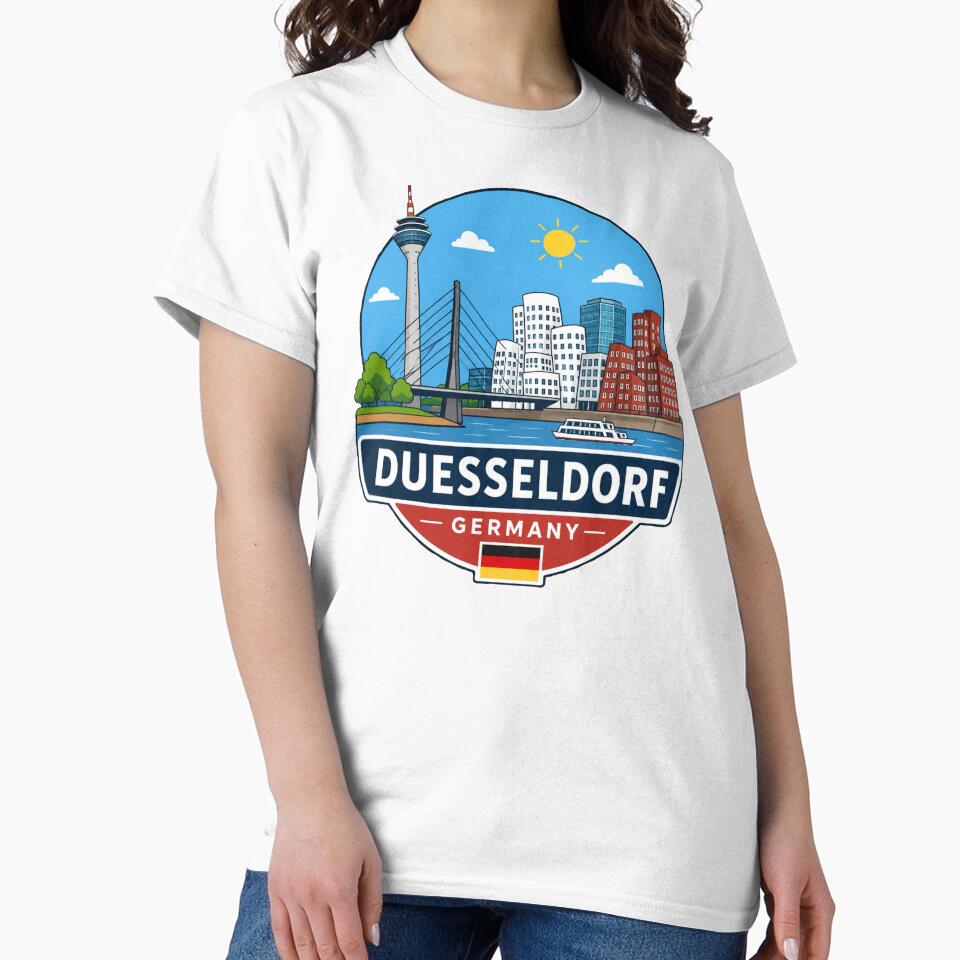 Düsseldorf, Germany, Cityscape by Myra365Art