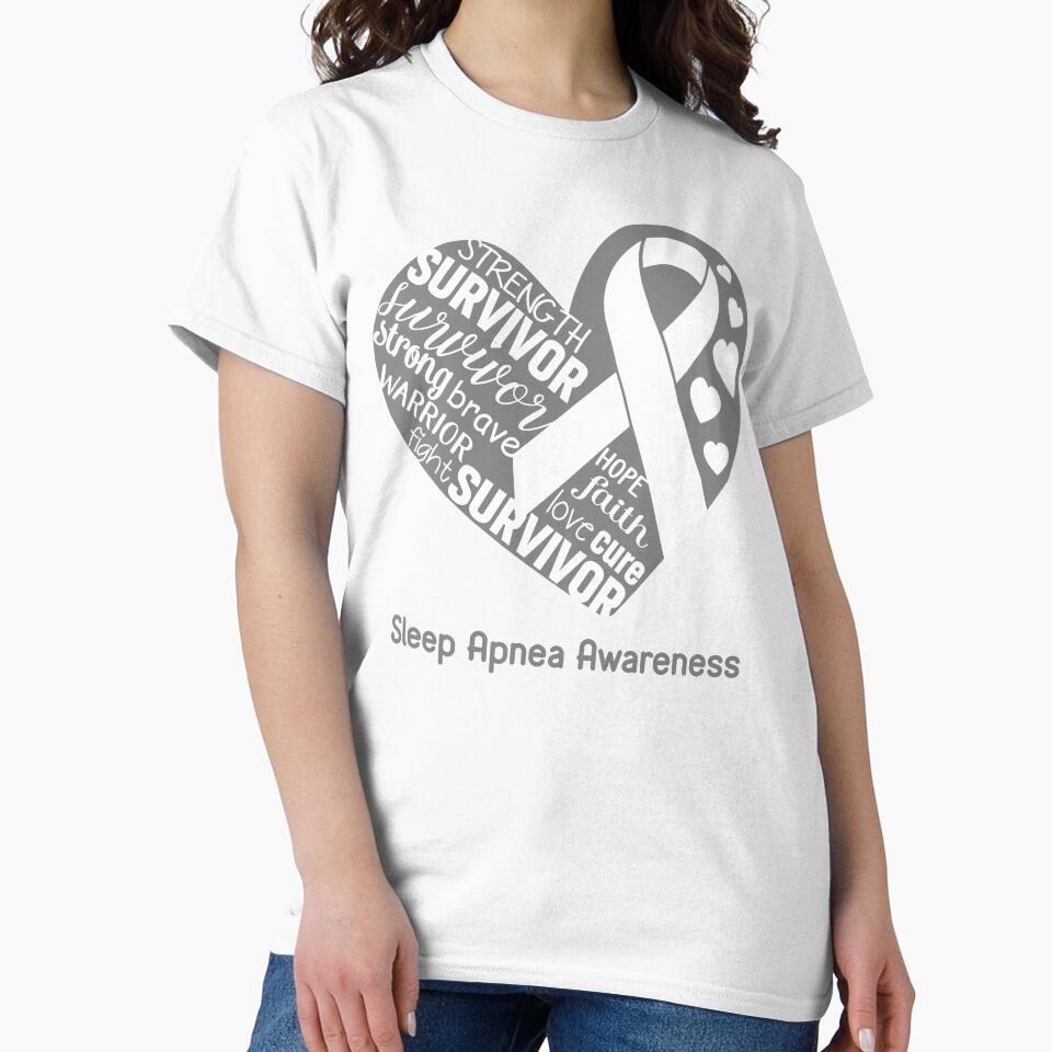 Sleep Apnea Heart Support Sleep Apnea Warrior Fighting by GennieShop