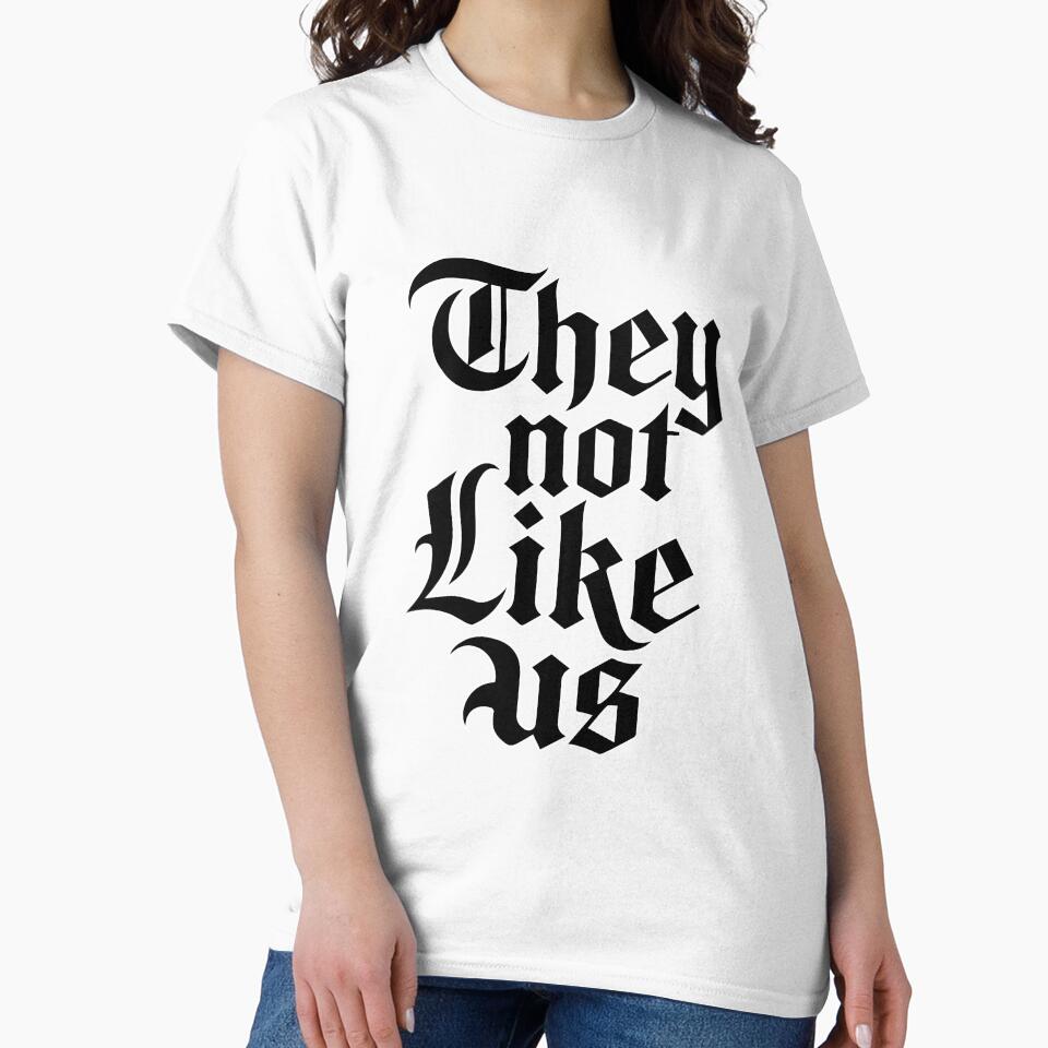 They Not Like Us – Calligraphy Tattoo Design by InkStation24