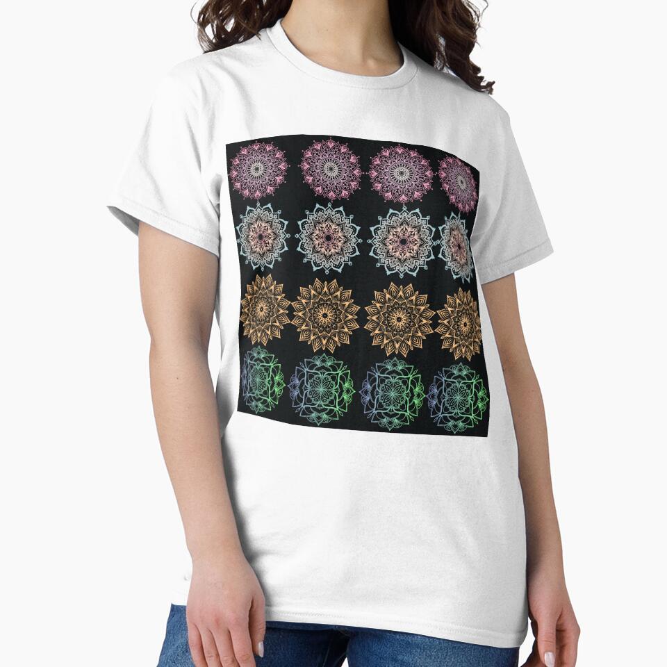Ornate Mandala Pattern Set — Multiple Colorways by Krishnacre8