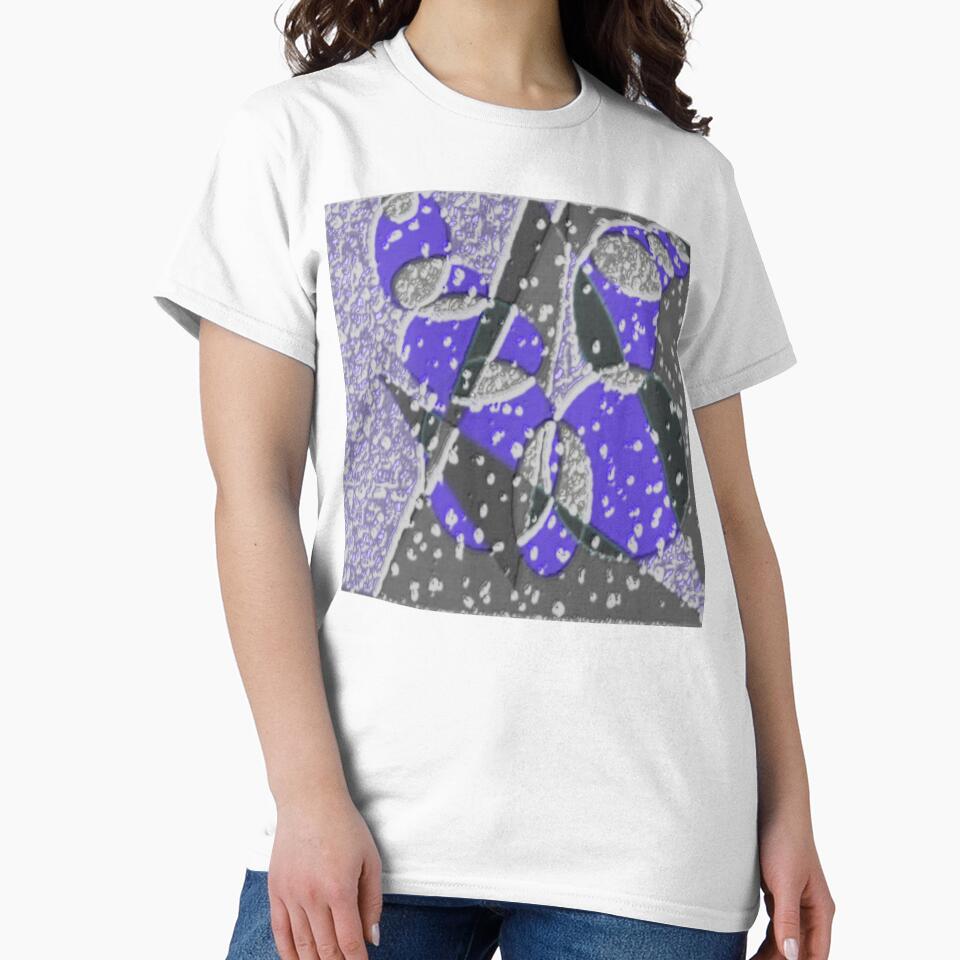 fractured orbits bubbly alpha colorful geometric abstract design by SmashingDeals Unisex , , , Long Sleeve Tee