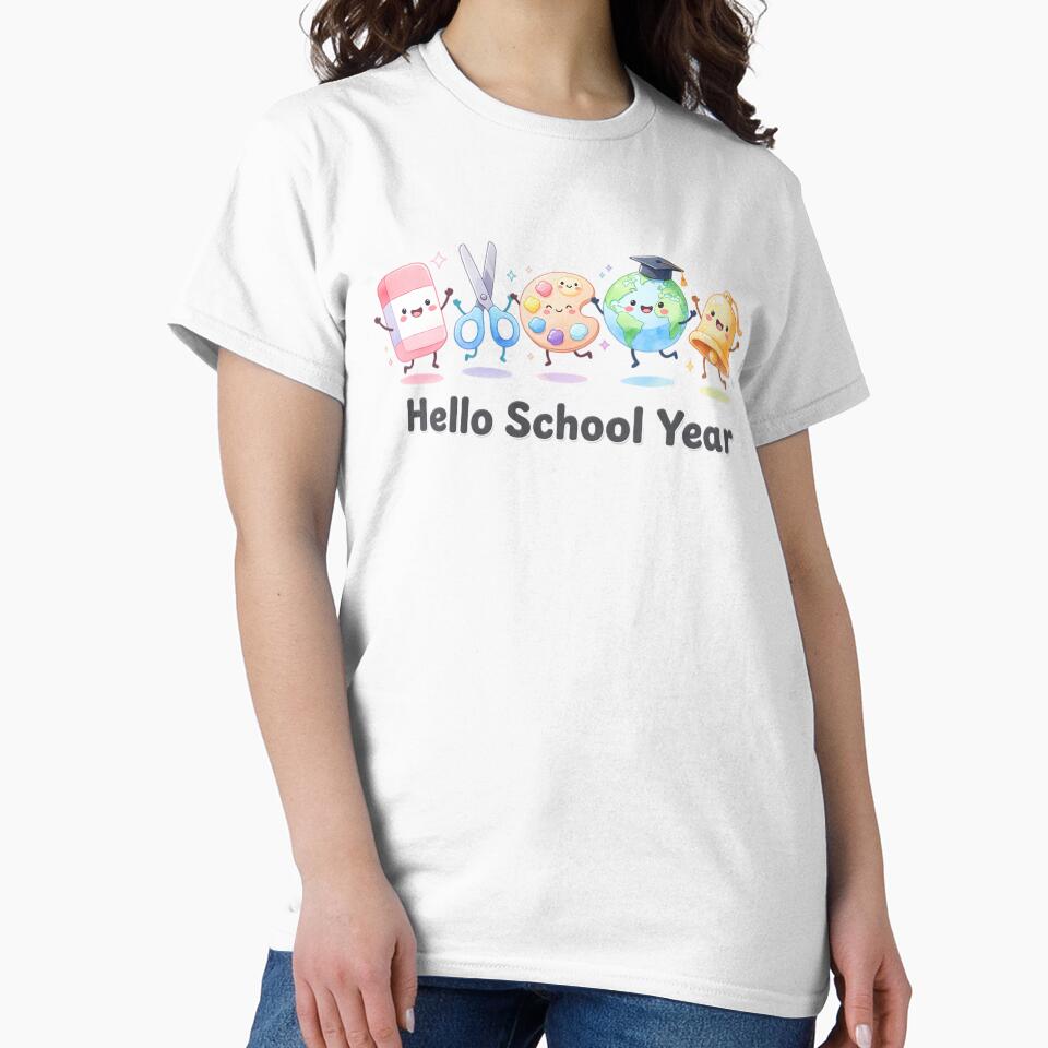 Cute Supplies First Day - Back to School Teacher Student by CutOutIdols