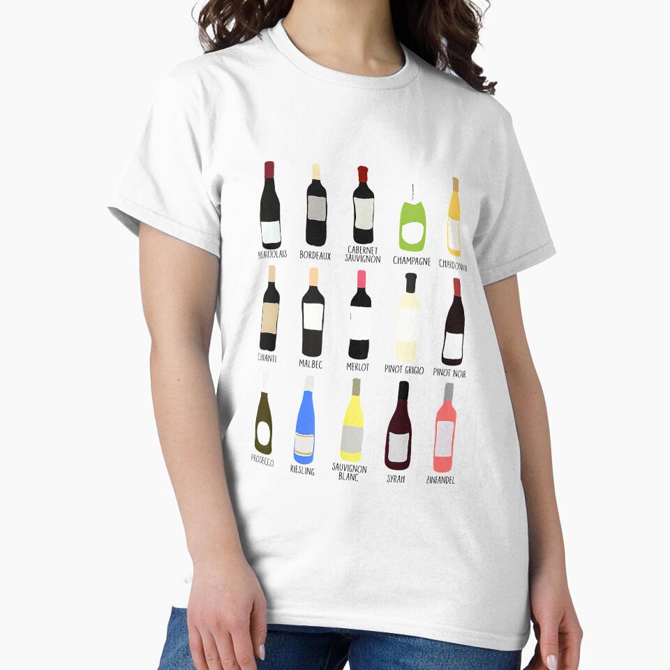Wines Bottles of Wine Identification Graphic by mcinnesstore