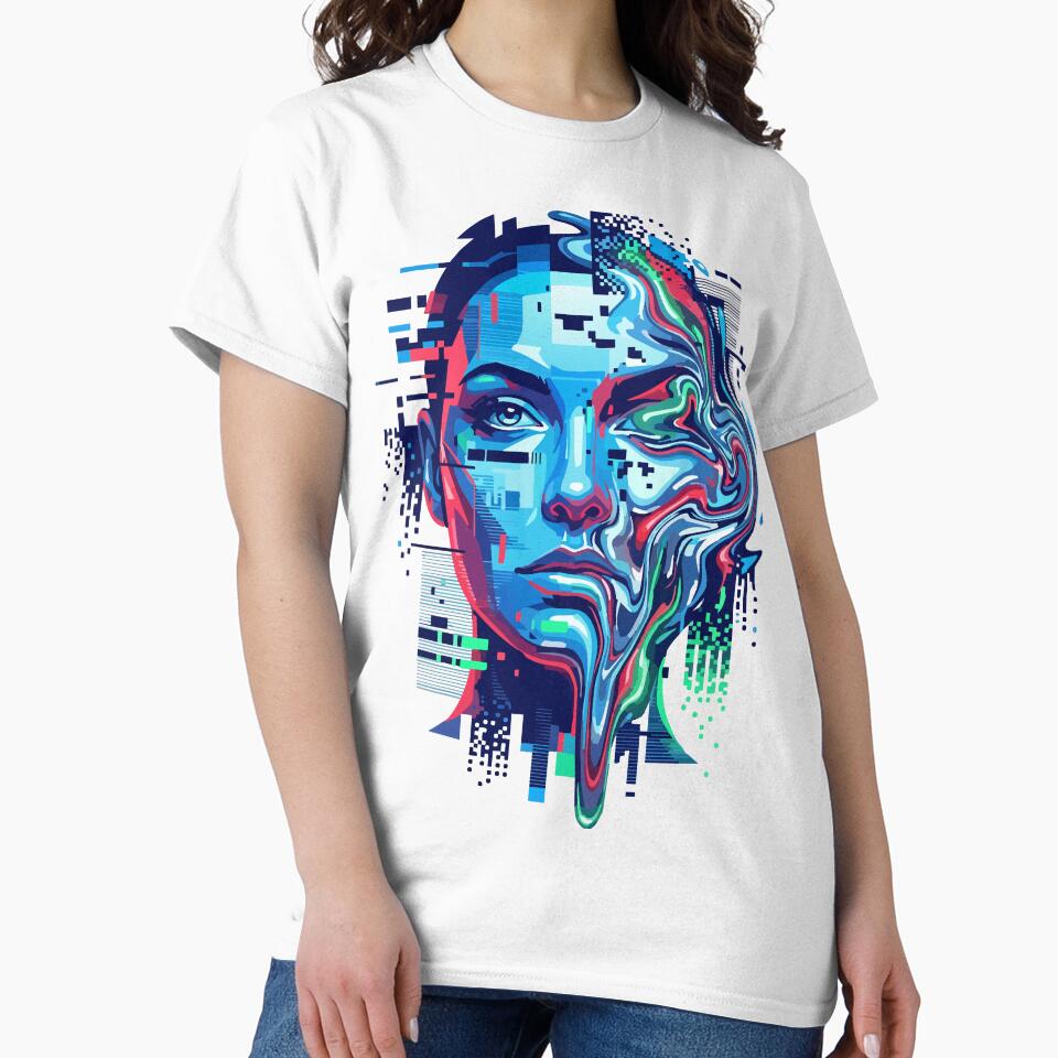 GAN Glitch Face | Generative Adversarial Network Art by Uglyandcute