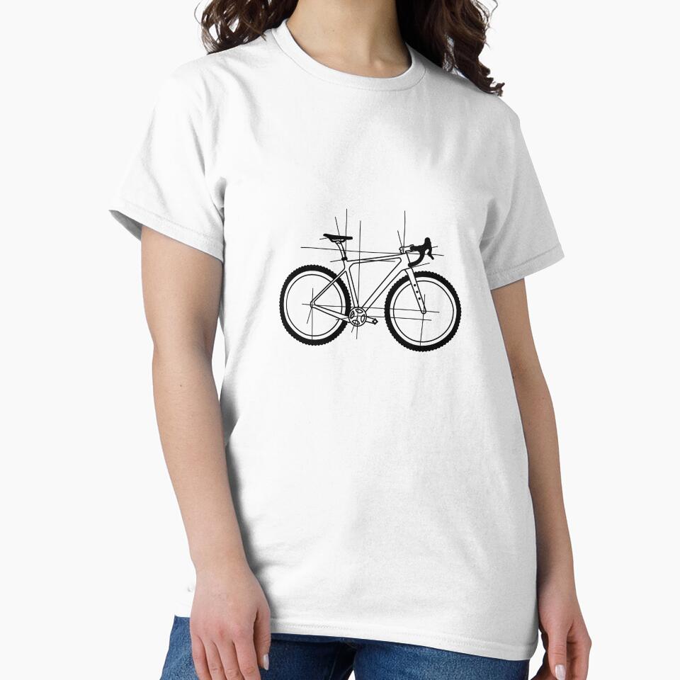 Gravel Bike Line Art by ultrakuik