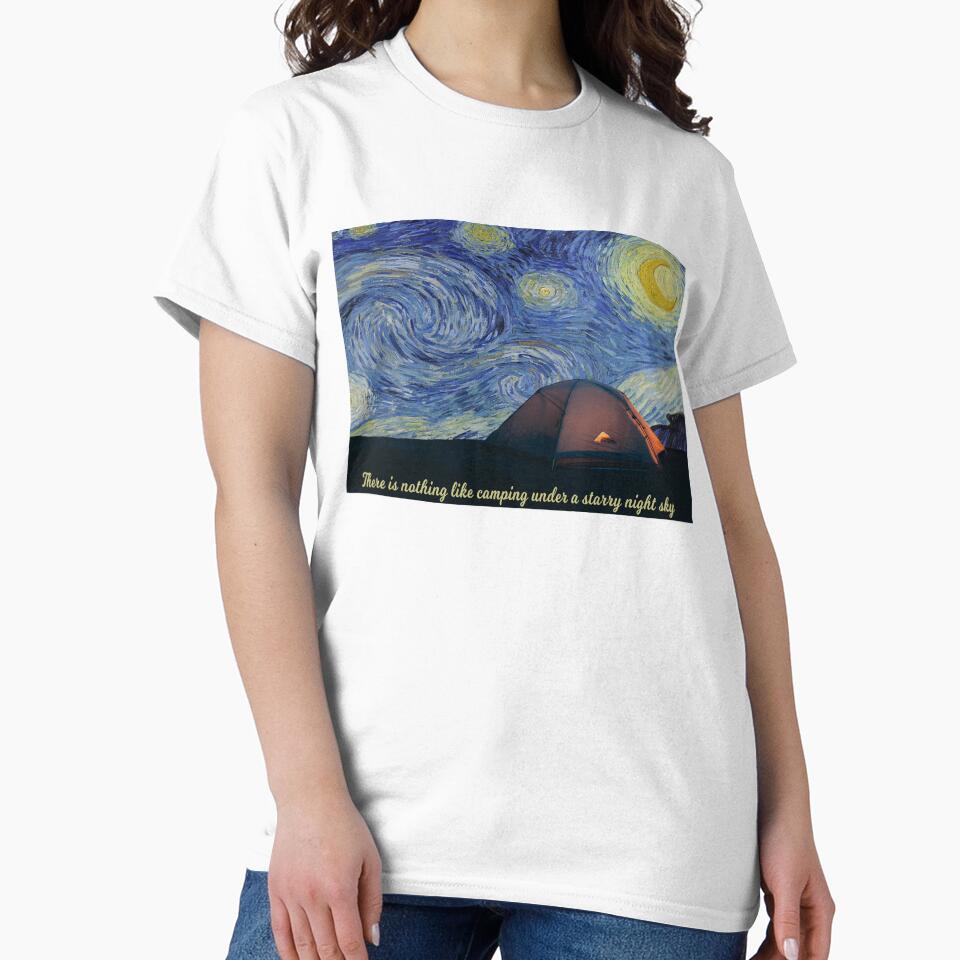 Camping Under A Starry Night - There Is Nothing Like Camping Under A Starry Night Sky by molamode