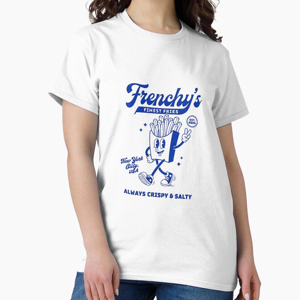 Frenchy's Vintage Cartoon Fries Mascot Diner Design by HoopeStylee