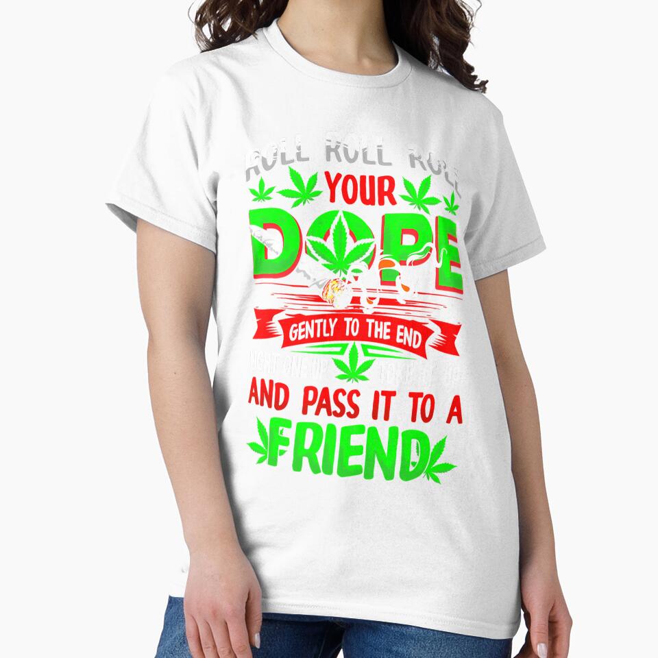 Funny Weed Pot Lover Roll Joint Friend Smoking Marijuana Short Sleeve by zmsviccukf2